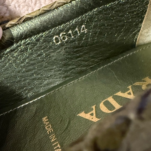 Prada Loafers - Green Snakeskin - Picture 6 of 15